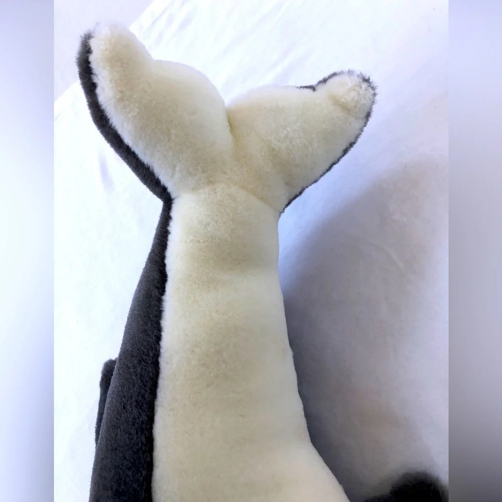 Dolphin Plush Toy Unbranded 14” Stuffed Animal Gray Soft Ocean